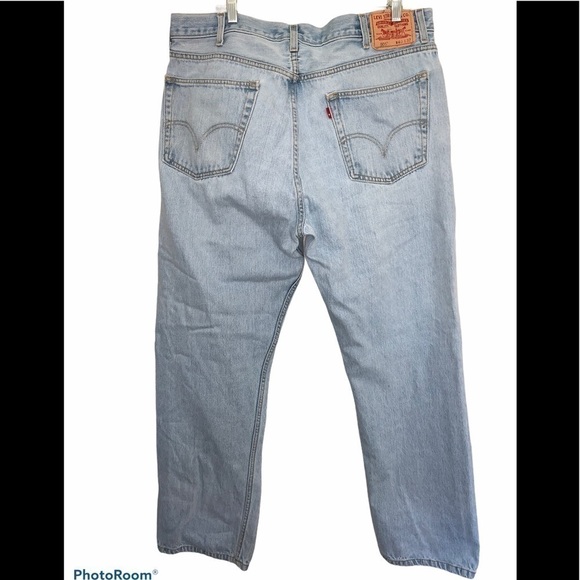 𝅺LEVI’S 505 Light Wash 40x32 Men’s Denim Jeans Ux